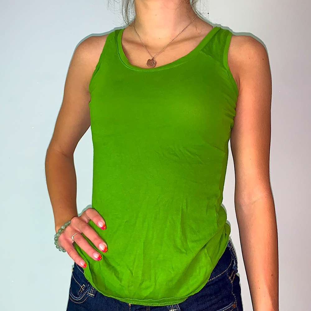 Dark Green Tank Top